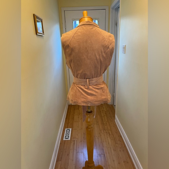 Bebe Dusty Pink Suede Vest - Picture 5 of 14